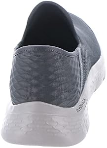 ボディ・フェイスケア SUPER SUN LOGO HAIR CLAW Skechers Men's Go Walk Flex No Hands Slip-Ins Sneaker, Dark Gray